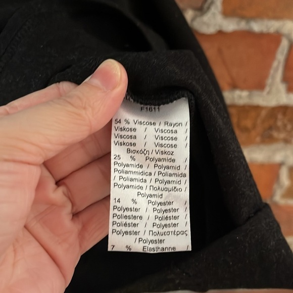 Lacoste Jersey Knit Zip Up Collared Long Sleeve Polo Dress Slate Grey sz 38/US 6 - Picture 4 of 5